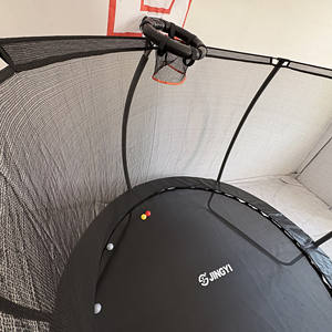Trampoline rond de 10 pieds, robuste, avec housse en PVC colorée, filet intérieur, <span class=keywords><strong>bungee</strong></span> pour enfants et adultes, utilisation en extérieur - Product Image 5
