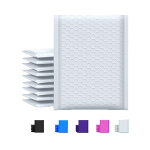 Nhà máy tùy chỉnh chống sốc hậu cần bao bì màu đen màu hồng trắng Poly bong bóng gửi thư Túi vận chuyển độn phong bì - Product Image 4