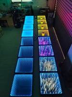 Luces LED para Pista de Baile con Efecto Infinito, Baldosas Magnéticas 3D para Pista de Baile, Luces LED para Bodas y Fiestas al Aire Libre