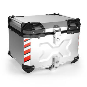 45L Silver X Design Caja trasera extraíble Caja superior de <span class=keywords><strong>aluminio</strong></span> Maleta para motocicleta - Product Image 1