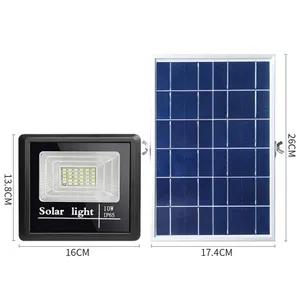 High Quality 1500W 10000W Square Stadium Smart Large Replaceable Battery Solar Flood Light With On Off Switch