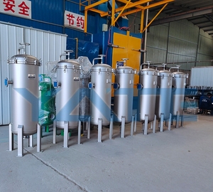 Boîtier de filtre multi-cartouches à grand débit en acier inoxydable <span class=keywords><strong>304</strong></span>/316L, sur mesure pour le traitement de l'eau, fournisseur de filtres à haut débit à prix abordable, 40 pouces - Product Image 6