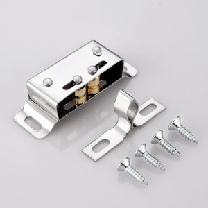 Stainless Steel Magnetic Door Latch <b>Cabinet</b> <b>Lock</b> Integrated Kitchen Wardrobe Door Catch High Durability Anti Rust - Product Image 2