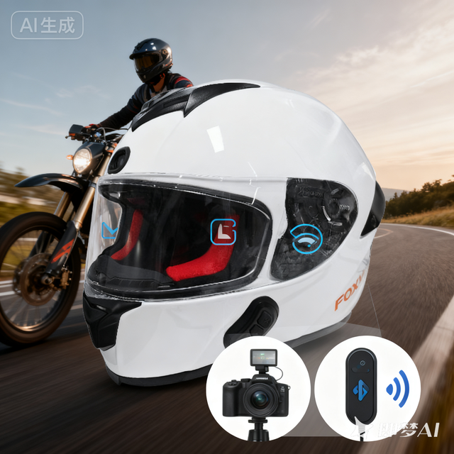 M23 Smart Bluetooth Motorcycle Helmet 4K Camera WiFi App Control Full Face Helmet with Dual Speakers