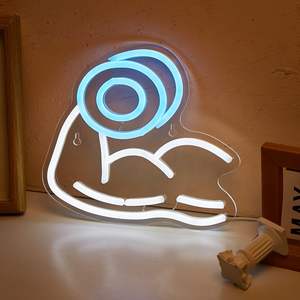 LED Neon manubrio graziosa insegna al Neon alimentata al Neon segni di luce notturna per palestra sala giochi segni soggiorno decorazione lampada - Product Image 3