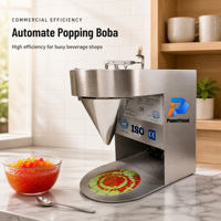 Machine automatique haute capacité pour la fabrication de perles de boba éclatantes, de billes de thé aux bulles et de billes de gelée
