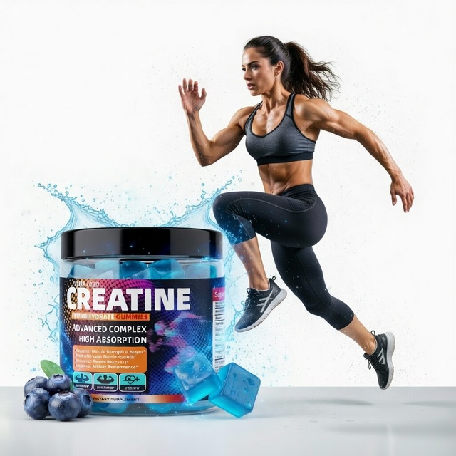 Bulk Creatine Monohydrate Gummies 5000mg High Potency Pure Creatine OEM ODM Factory Supply Low MOQ OEM ODM OBM