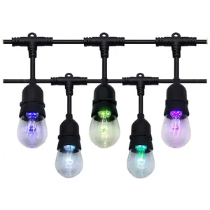 Support de lampe filetage LED, DSD, E27, connecteurs étanches, Type T, noir, connecteur en PVC