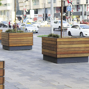 Macetas rectangulares extra grandes para árboles, macetas <span class=keywords><strong>de</strong></span> <span class=keywords><strong>madera</strong></span> para jardín, maceta <span class=keywords><strong>alta</strong></span> para exteriores - Product Image 3