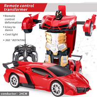 EPT Transform RC Voiture Robot Radio Télécommande Robot Déformation Un Clic Déformation 1:18 Échelle Transformer Télécommande Voiture