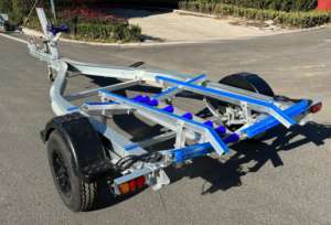 <span class=keywords><strong>Remorque</strong></span> de <span class=keywords><strong>bateau</strong></span> en aluminium de couchettes en poly à essieu unique de 15 pieds avec VIN et DOT - Product Image 2