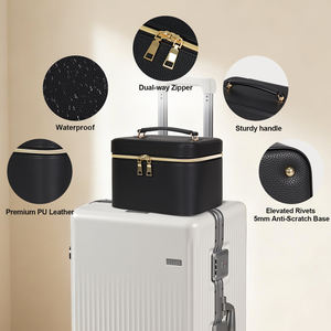 Organisateur de cosmétiques portable OBOX avec éclairage, plusieurs couleurs disponibles, trousse de maquillage personnalisée avec miroir LED pour les maquilleurs - Product Image 3