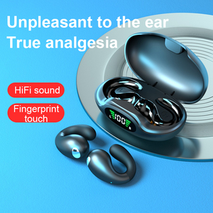 YYK-S19 Open Ear Bone Conduction TWS Earbuds Clip-on <b>Wireless</b> Headphones Digital Display for Sports Outdoor - Product Image 4
