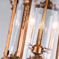 Lustres en verre de Murano, décoration intérieure, luminaire suspendu doré pour escalier