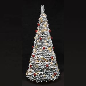 High Quality Foldable Artificial Christmas Tree <b>Lights</b> Decorations Pop-<b>Up</b> Design for Festive Home Ambiance for Snowed Holidays - Product Image 2