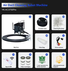 YorkTech Industriële HVAC-kanalenreinigingsapparatuur Krachtige luchtkanaalreinigingsapparatuur - Product Image 3