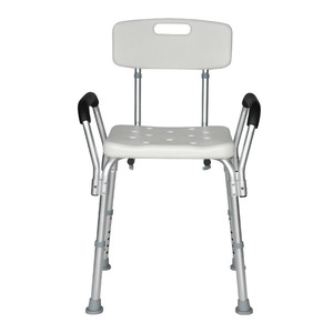 Tabouret de salle de bain en alliage d'aluminium, chaise de douche réglable et antidérapante pour personnes âgées, capacité de 150 kg, design moderne - Product Image 4