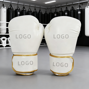 Guantes de Boxeo Profesionales Personalizados con Logotipo, de Cuero PU, para MMA, <span class=keywords><strong>Muay</strong></span> Thai, Entrenamiento y Combate - Product Image 2