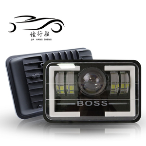 Faro Quadrato JHS ad Alta Potenza 5.75 Pollici 35W, Luci LED Blu Viola Rosse 5x7 per Nebbia e Guida, Accessori per Auto, Jeep e Moto - Product Image 3