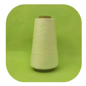 Hilo de fibra de bambú 100% natural, 18S-80S, barato para tejer