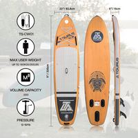 Planche à pagaie TOURUS 11' Expert Choice avec garantie de 5 ans, approuvée TUV