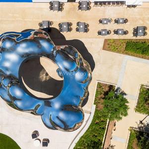 सिरका आधुनिक क्लाउड ट्री स्टेनलेस स्टील मूर्तिकला आउटडोर मूर्तिकला फैक्टरी - Product Image 4