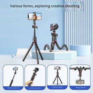 Multifungsi gurita fleksibel dengan sepatu bola untuk ponsel SLR DSLR untuk kamera GoPro tempat ponsel tongkat Selfie Mini - Product Image 2