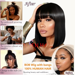 <span class=keywords><strong>ผม</strong></span>แท้ 100% แบบเต็มศีรษะ <span class=keywords><strong>ทรง</strong></span>บ๊อบ<span class=keywords><strong>สั้น</strong></span>ตรง มีสินค้าพร้อมส่งสำหรับผู้หญิง - Product Image 6