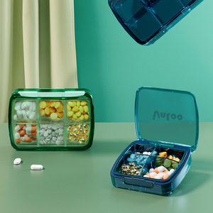 Vente en gros : Étui de rangement portable pour pilules, personnalisable, en PP de qualité alimentaire, sans BPA, mignon, avec tiroirs, couleur personnalisée - Product Image 5
