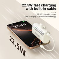 CE FCC ROHS CCC Ladegerät 10000mAh Tragbare Powerbank Typ-C 2-in-1 Schnellladegerät 22,5W Schnell Neue Produkte auf dem Chinesischen Markt