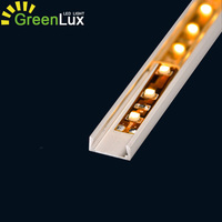 Diffuseur en PMMA PC givré/opale/transparent pour bande led/bande extrusion de profil en aluminium