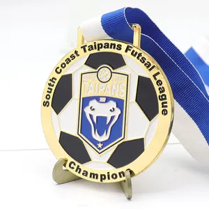 Médaille de Football en métal personnalisée, Souvenir de Club de Football