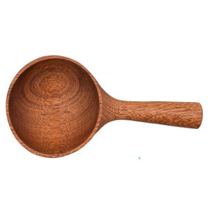 Wooden Ladle With Handle For Serving Soup Rice And Fruit Kitchen Utensil - Product Image 5