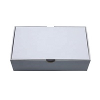 Boîtes avec logo personnalisé en matériaux recyclés pour iPhone, emballage rigide et durable avec doublure en éponge pour téléphones portables et montres intelligentes