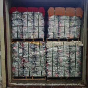 Trapos de Limpieza de Algodón Tejido Ecológico para Uso Industrial, de Colores Mezclados, Reciclados de Camisetas, 15KG - Product Image 1