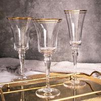 Gobelet en verre pliant de luxe moderne Phnom Penh rétro motif vertical verre brut distinctif pour table de ménage champagne raisin