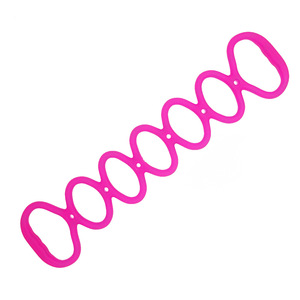 Nhà cung cấp giá <span class=keywords><strong>TPR</strong></span> 7 lỗ Silicone kéo dây yoga không gian căng ban nhạc kháng ban nhạc cho cơ thể - Product Image 2