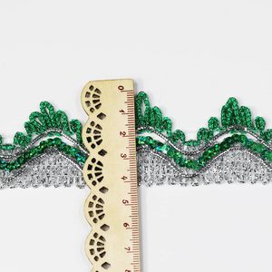 Encaje Africano con Lentejuelas Coloridas para Decoración de Ropa, Tela de Tul con Rombos de Alta Calidad en 13 Colores - Product Image 2