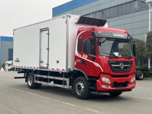Camion frigorifique DONGFENG KR de 6,8 m, 290 ch, pour le transport de marchandises fraîches, camion frigorifique de 10 tonnes pour le transport de poissons et de viandes congelés - Product Image 2
