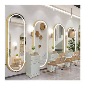Yicheng Beauty miroir de <span class=keywords><strong>salon</strong></span> au <span class=keywords><strong>design</strong></span> <span class=keywords><strong>unique</strong></span> miroir de <span class=keywords><strong>salon</strong></span> de coiffure miroir pour la coupe de cheveux en gros de haute qualité - Product Image 2