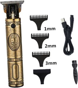 Tondeuse à Cheveux Sans Fil Vintage T9 Professionnelle pour Homme – Rasoir Électrique Métallique pour Coiffeur - Product Image 2