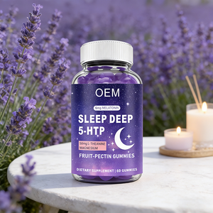 Натуральные жевательные конфеты для сна с мелатонином 5 мг, 5-HTP и GABA, 60 штук – помогают быстро заснуть и проснуться свежим. - Product Image 5