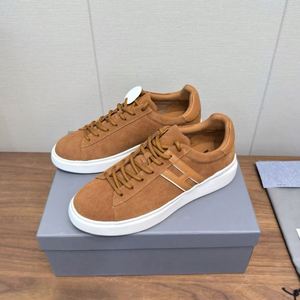Zapatillas de Diseño con Plataforma de Gamuza Azul Marino para Hombre, Detalle de Suela Gruesa Blanca, de Cuero y Gamuza, para Uso Diario, Moda, Pareja, Lujosas - Product Image 6