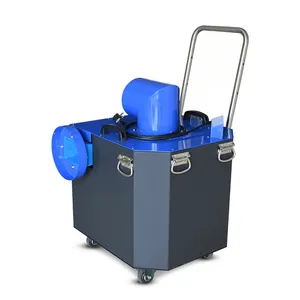 Machine de nettoyage de conduits aspirateur pour conduits rectangulaires et circulaires 4000m sac filtre à poussière conception roue universelle