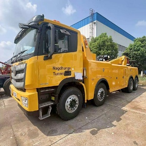 Camion de remorquage et de dépannage Foton 8X4 25 tonnes, véhicule de sauvetage intégré robuste - Product Image 3