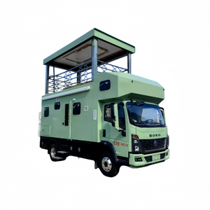 Autocaravana <span class=keywords><strong>de</strong></span> <span class=keywords><strong>Lujo</strong></span> Personalizable Sinotruk HOWO Diésel Nueva con Techo Elevable Manual y Mahjong/KTV - Product Image 1