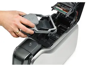 <span class=keywords><strong>Zebra</strong></span>-impresora de tarjetas de identificación de alto rendimiento, impresora de tarjetas inteligentes ZC300 - Product Image 6