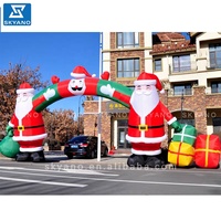 Arche de Noël gonflable, arche du Père Noël, imperméable, décoration publicitaire pour entrée de centre commercial, cour, fête, événement de Noël