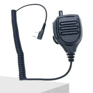 Microfone de ombro à prova de chuva IP54 remoto para TYT MD-380 MD-390 TH-UV8000E BaoFeng UV5R 888S MIC Walkie Talkie