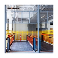 Elevateur de stationnement à 4 poteaux pour parking extérieur de parc souterrain